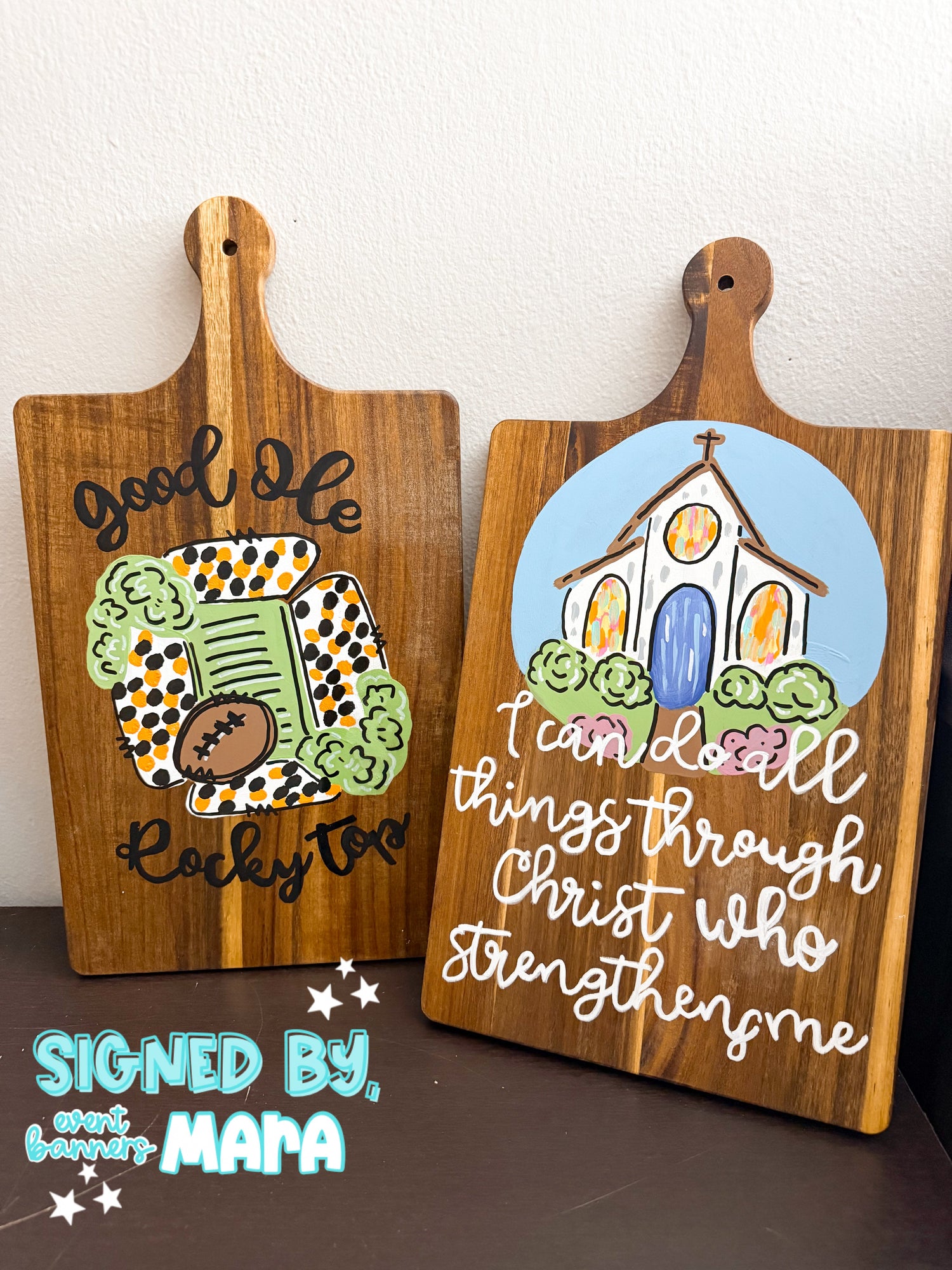 Hand Painted Cutting Boards